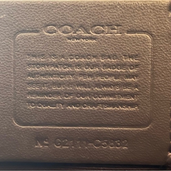 Coach Maroon Leather Satchel - Picture 3 of 3